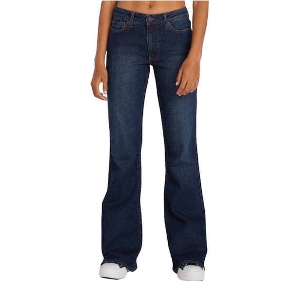 [RSQ] Women’s Dark Wash Low Rise Flare Jeans - Picture 2 of 6